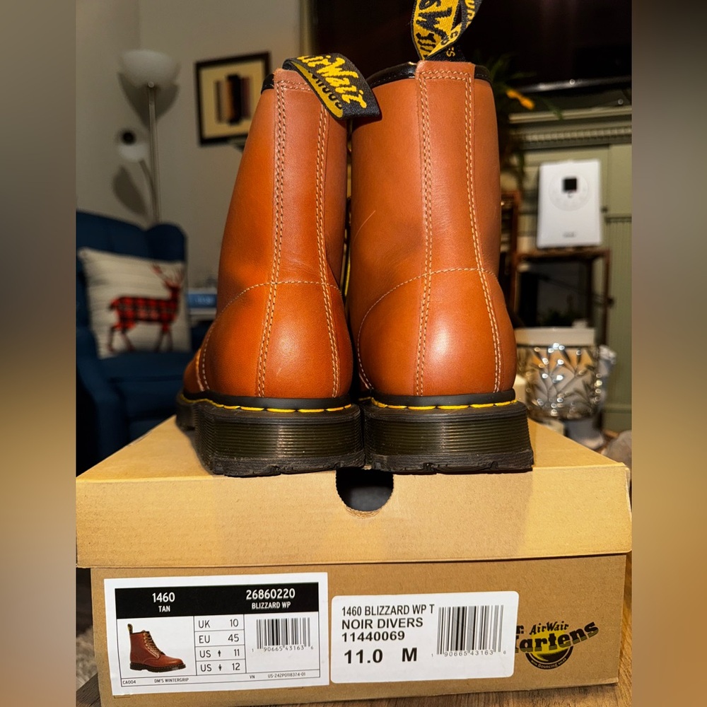 Dr. Martens 1460 Blizzard Noirs Divers - Tan